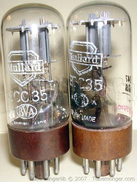 Mullard ECC35 1950s Tall Boy Brown Base Old Shield BVA Logo 2 - Eindhoven Holland.jpg